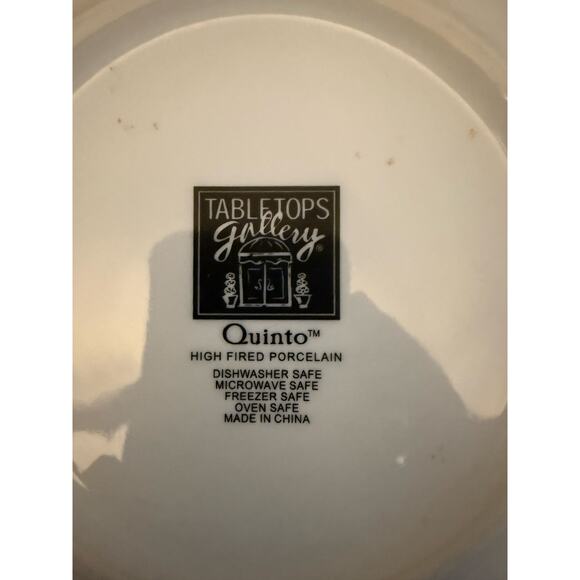 Tabletop Gallery “Quinto” Porcelain Plate Set – Set of 3 - 7.5” - Picture 7 of 7